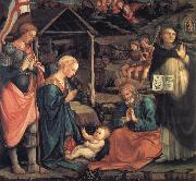 The Adoration of the Infant Jesus with St George and St Vincent Ferrer Fra Filippo Lippi